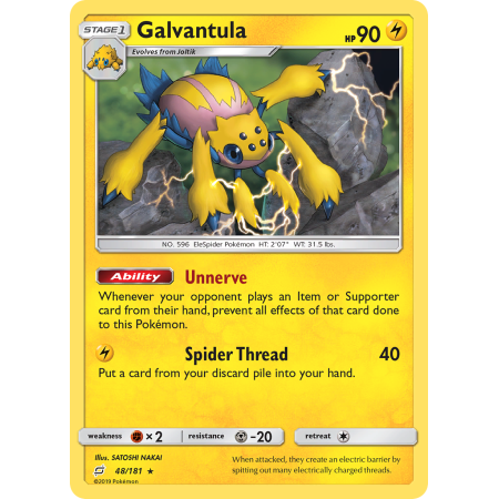 Galvantula (Reverse Holo)