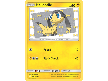 Helioptile (Reverse Holo)