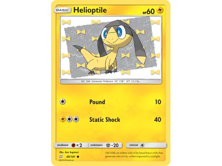 Helioptile (Reverse Holo)