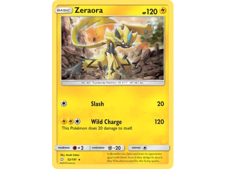 Zeraora (Reverse Holo)