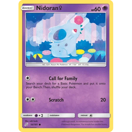 Nidoran ♀ (Reverse Holo)