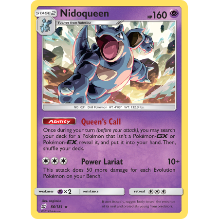 Nidoqueen (Reverse Holo)