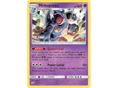 Nidoqueen (Reverse Holo)