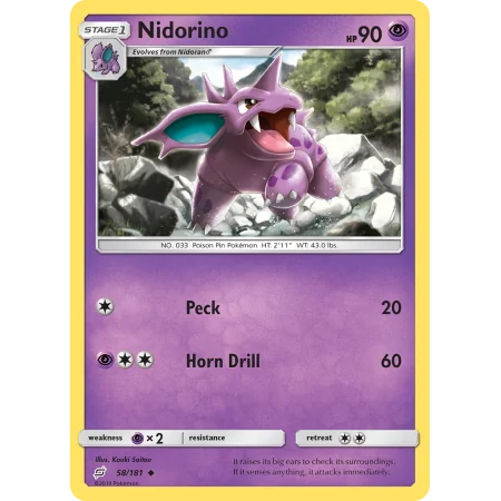 Nidorino (Reverse Holo)