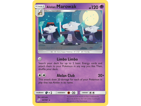 Alolan Marowak (Reverse Holo)