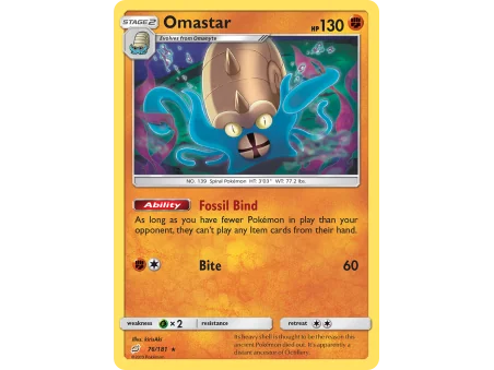 Omastar (Reverse Holo)