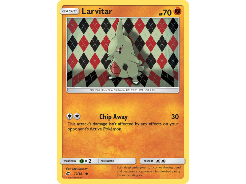 Larvitar (Reverse Holo)