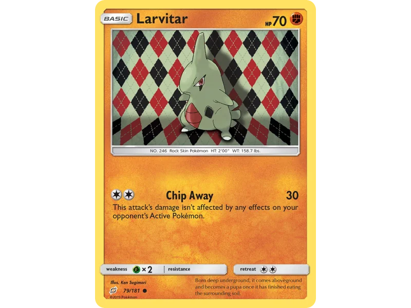 Larvitar (Reverse Holo)