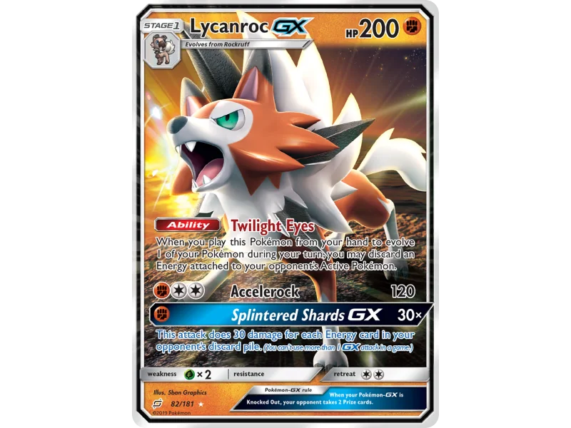 Lycanroc-GX (Holo)