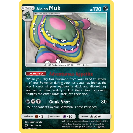 Alolan Muk (Reverse Holo)