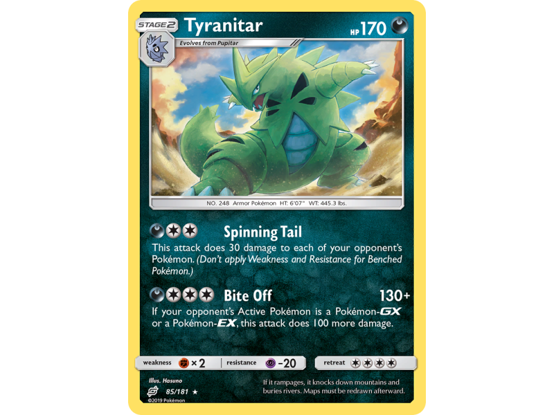 Tyranitar (Reverse Holo)