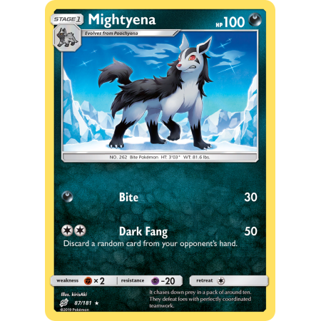 Mightyena (Reverse Holo)