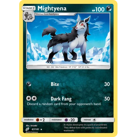 Mightyena (Reverse Holo)