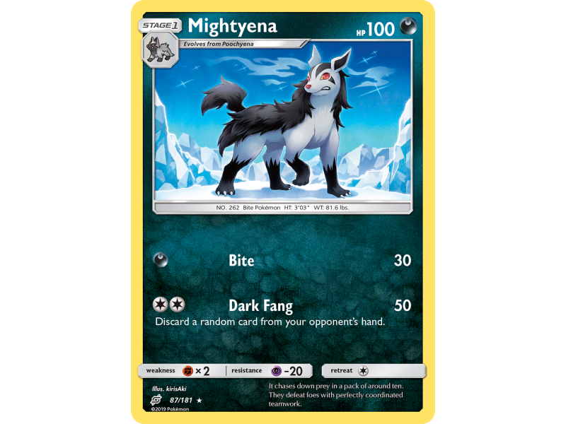 Mightyena (Reverse Holo)