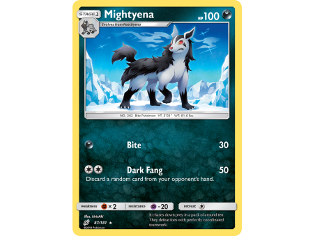 Mightyena (Reverse Holo)