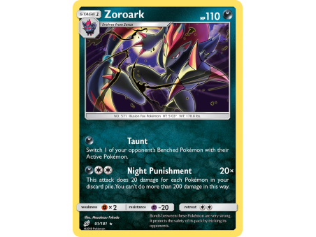 Zoroark (Reverse Holo)