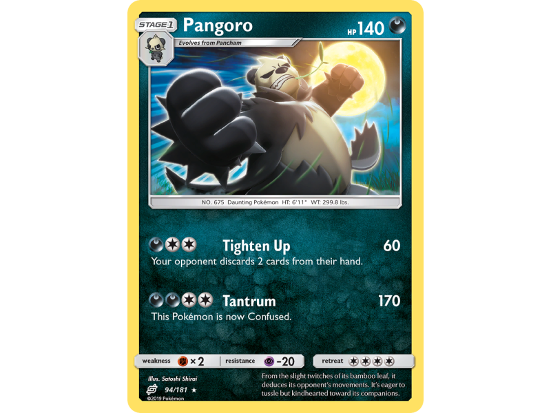 Pangoro (Reverse Holo)