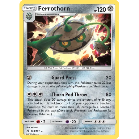 Ferrothorn (Reverse Holo)