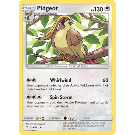 Pidgeot (Reverse Holo)