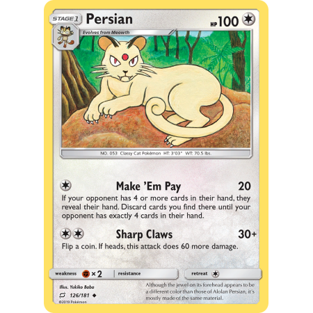 Persian (Reverse Holo)