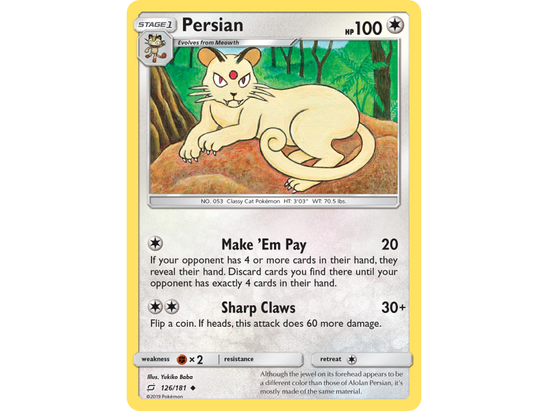 Persian (Reverse Holo)