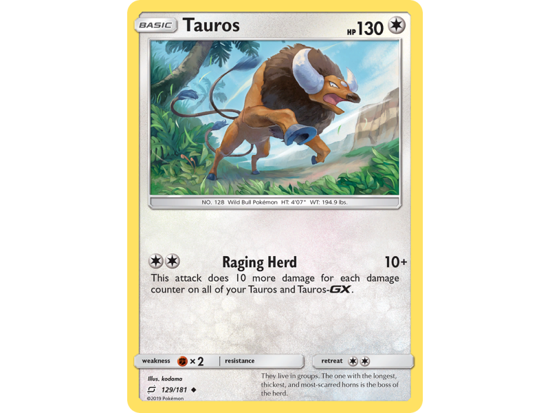 Tauros (Reverse Holo)