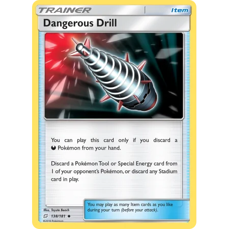 Dangerous Drill (Reverse Holo)