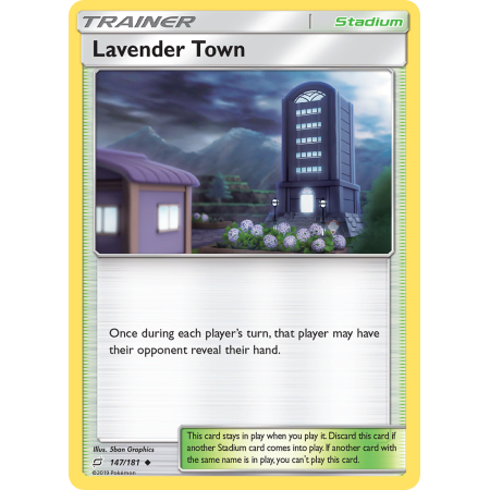 Lavender Town (Reverse Holo)