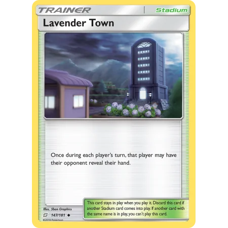Lavender Town (Reverse Holo)