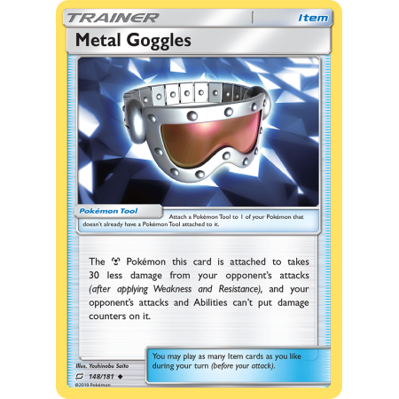 Metal Goggles (Reverse Holo)