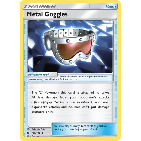 Metal Goggles (Reverse Holo)
