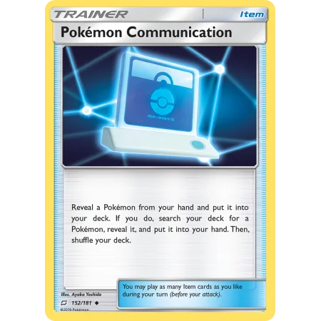 Pokémon Communication (Reverse Holo)