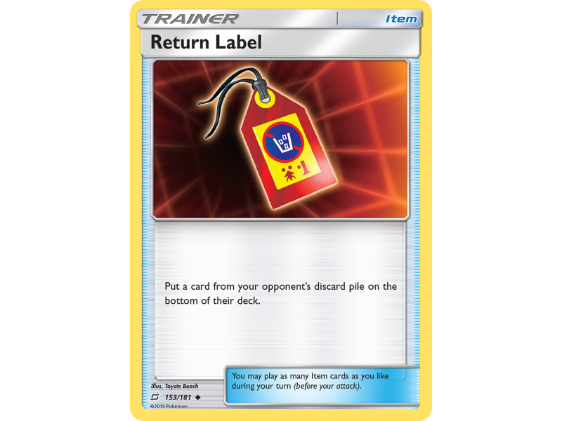 Return Label (Reverse Holo)