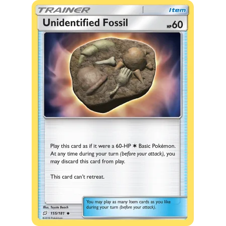 Unidentified Fossil (Reverse Holo)