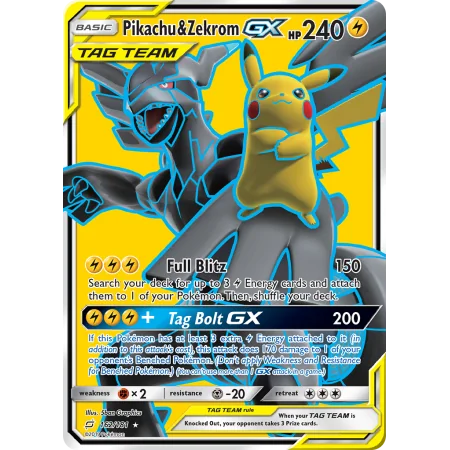 Pikachu & Zekrom-GX
