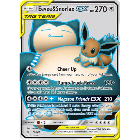 Eevee & Snorlax-GX