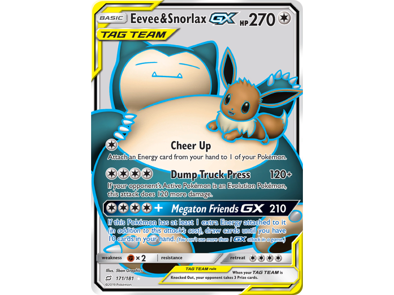 Eevee & Snorlax-GX