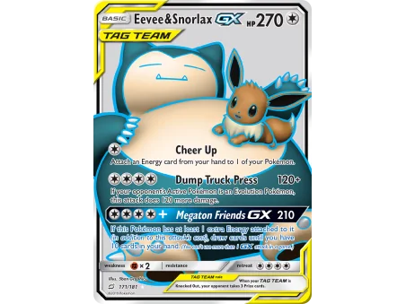 Eevee & Snorlax-GX