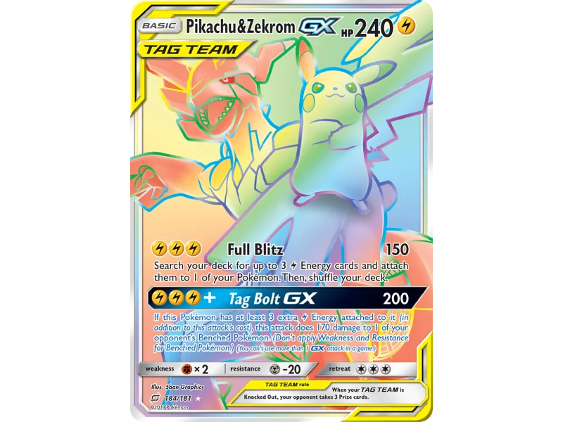 Pikachu & Zekrom-GX