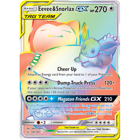 Eevee & Snorlax-GX
