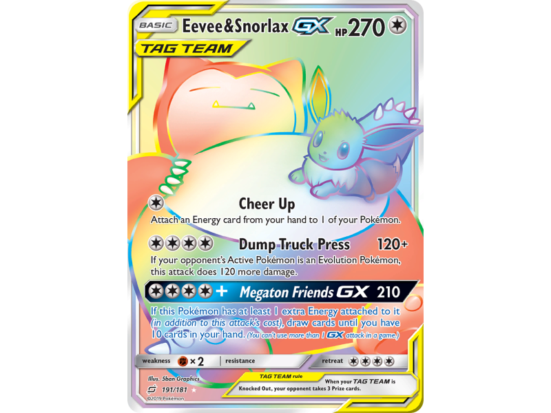 Eevee & Snorlax-GX