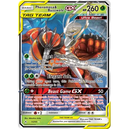 Pheromosa & Buzzwole-GX (Holo)