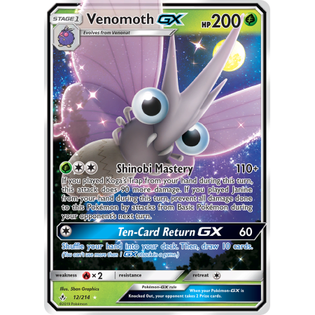 Venomoth-GX (Holo)