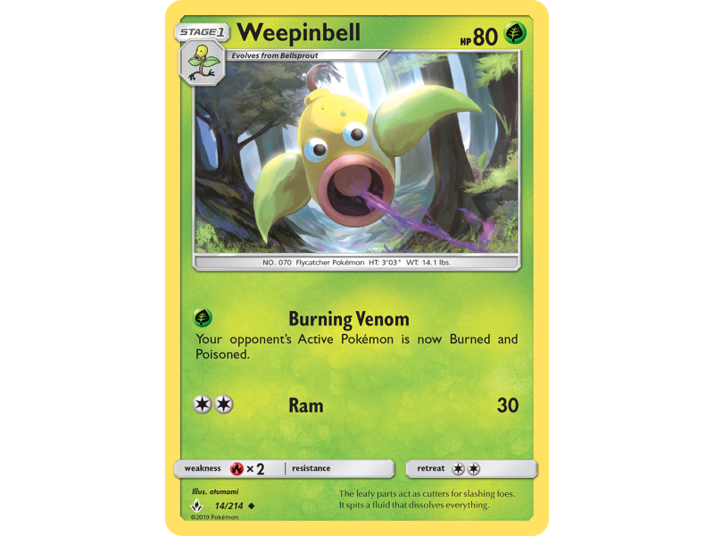 Weepinbell (Reverse Holo)