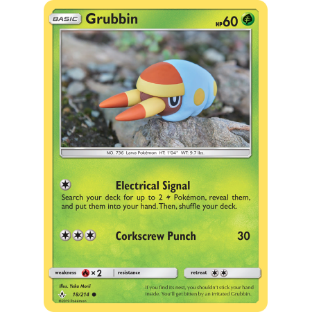 Grubbin (Reverse Holo)