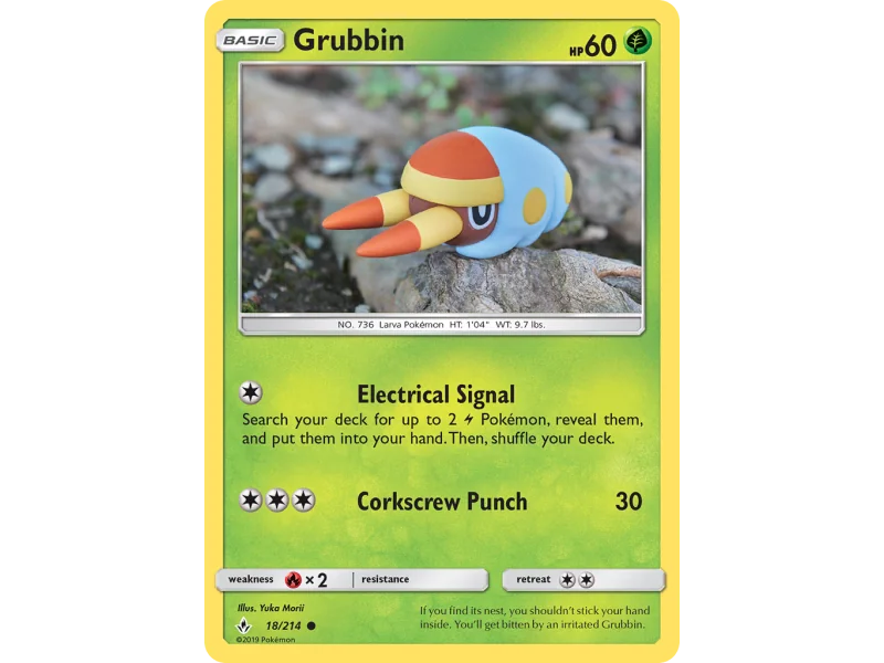 Grubbin (Reverse Holo)