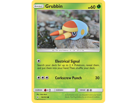 Grubbin (Reverse Holo)