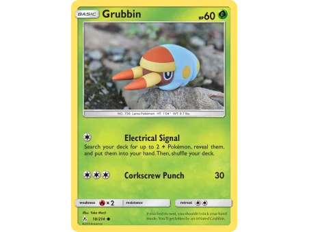 Grubbin (Reverse Holo)