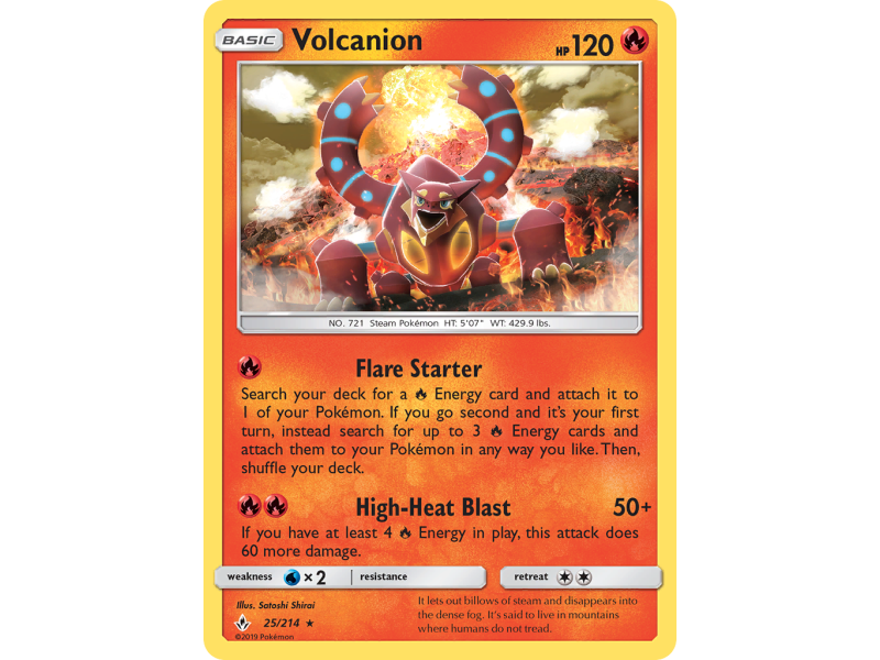 Volcanion (Reverse Holo)