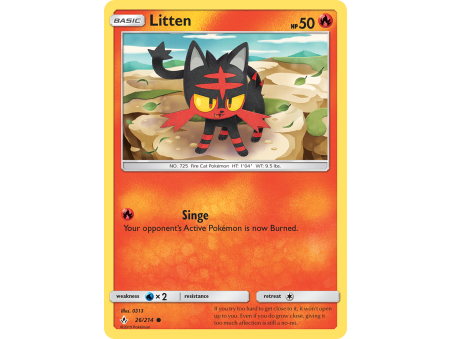 Litten (Reverse Holo)